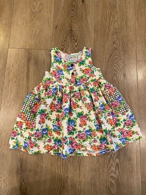 Vintage Kokomo Kids Floral Summer Dress with pockets!